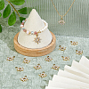 DICOSMETIC 40Pcs UV Plating Alloy Rhinestone Pendants ALRI-DC0001-09-5