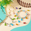  40Pcs 10 Colors Alloy Pendants FIND-PH0021-28-5