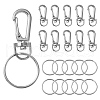 10Pcs Alloy Swivel Lobster Claw Clasps FIND-YW0004-31-1