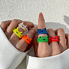 Resin Finger Rings for Women FS-WGBD8BE-07-1