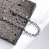 Tarnish Resistant 304 Stainless Steel Cable Chain Bracelets BJEW-I202-02B-3