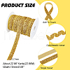 AHADERMAKER 25 Yards Glitter Polyester Ribbon OCOR-GA0001-70-2