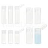 BENECREAT 10Pcs 3 Styles PE Plastic Empty Refillable Flip Cap Bottles MRMJ-BC0003-41-1
