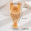 Luxurious Middle Eastern Bride Iron Ring Bracelets with Floral Design BA9055-5
