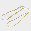 925 Sterling Silver Chain Necklaces STER-F039-14G-1
