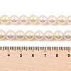 Baking Painted Pearlized Glass Pearl Round Bead Strands PEAR-H019-02C-07-2