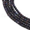 Natural Sapphire Beads Strands G-G204-A01-3.5mm-4
