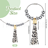 Imitation Leather Tassel Pendant Decorations AJEW-WH20011-20B-2