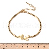 304 Stainless Steel Link Bracelets BJEW-Z107-01G-5