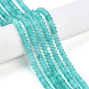 Dyed Natural White Jade Beads Strands G-T139-57A-06-1