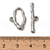 Non-Tarnish 304 Stainless Steel Toggle Clasps STAS-Q324-01P-3