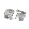 Non-Tarnish 304 Stainless Steel Stud Earring Findings STAS-Q225-06A-2