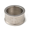Non-Tarnish 304 Stainless Steel Lord's Prayer Linking Rings RJEW-C085-01P-2
