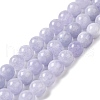 Natural Dyed White Jade Beads Strands G-M402-C03-06-2