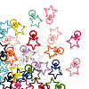 26Pcs 13 Colors Zinc Alloy Swivel Lobster Claw Clasps PALLOY-CJ0001-131-7