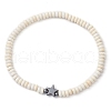 Synthetic Turquoise Beads Stretch Bracelets for Women Men BJEW-JB11336-03-2