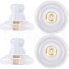 Beebeecraft 30Pcs Silicone Ear Nuts FIND-BBC0002-29G-1