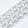 Tarnish Resistant 304 Stainless Steel Paperclip Chains CHS-S001-05A-P-1