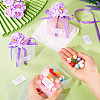 Clear PVC Candy Gift Packaging Boxes with Ribbon & Artificial Flower CON-TAC0001-20E-19