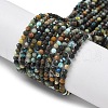Natural HuBei Turquoise Beads Strands G-RM241221-A7-1