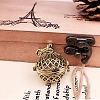 Brass Bead Cage Pendants PW-WG62354-05-1