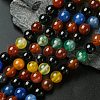 Natural Agate Beads Strands G-F417-05-8mm-1
