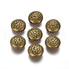 Tibetan Style Alloy Beads X-TIBEB-Q067-08AB-NR-1