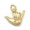 Brass Pendants ZIRC-I070-019G-1