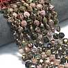 Natural Rhodonite Beads Strands G-C116-A101-01-1