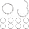 Beebeecraft 10Pcs 316L Stainless Steel Sleeper Earrings EJEW-BBC0001-56A-1