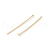 Brass Flat Head Pins KK-WH0058-03C-G01-2