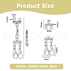 Multi-Strand 304 Stainless Steel Lobster Claw Clasps FIND-HS00001-2