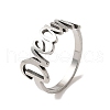 Word 201 Stainless Steel Finger Ring RJEW-Z027-01P-2