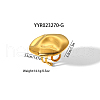 Vintage Stainless Steel Flat Round Open Cuff Rings for Women SU5011-3-2