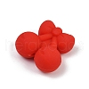 Cherry Food Grade Silicone Focal Beads SIL-A011-01B-2