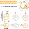 Unicraftale 12Pcs 3 Colors 304 Stainless Steel Charms STAS-UN0022-58-5
