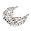 Brass Micro Pave Cubic Zirconia Pendants KK-M322-24P-2