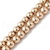 Electroplated Synthetic Non-magnetic Hematite Beads Strands G-I364-C02-LG-1