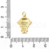 Brass Micro Pave Cubic Zirconia Pendants KK-L209-085G-3