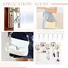 DIY Blank Domen Charm Keychian Making Kits KEYC-AB00063-7