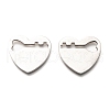 Non-Tarnish 201 Stainless Steel Pendants STAS-Z031-18P-1