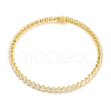 Rack Plating Brass Pave Clear Cubic Zirconia Choker Necklaces NJEW-A031-01G-1
