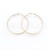 304 Stainless Steel Big Hoop Earrings EJEW-P162-01G-01-1