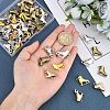 SUPERFINDINGS 50Pcs 5 Colors Skating Shoes Alloy Pendants FIND-FH0003-19-3