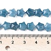 Dyed Natural Malaysia Jade Star Beads Strands G-Z080-A01-04-5