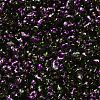 Spray Painted Glass Seed Beads SEED-F005-07A-04-3