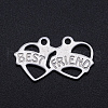 Non-Tarnish 201 Stainless Steel Pendants STAS-S105-T721-1