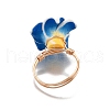 Handmade Polymer Clay Rings RJEW-TA00201-5