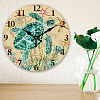 MDF Printed Wall Clock HJEW-WH0058-033-5