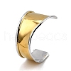 304 Stainless Steel Cuff Bangles BJEW-Z127-01GP-2